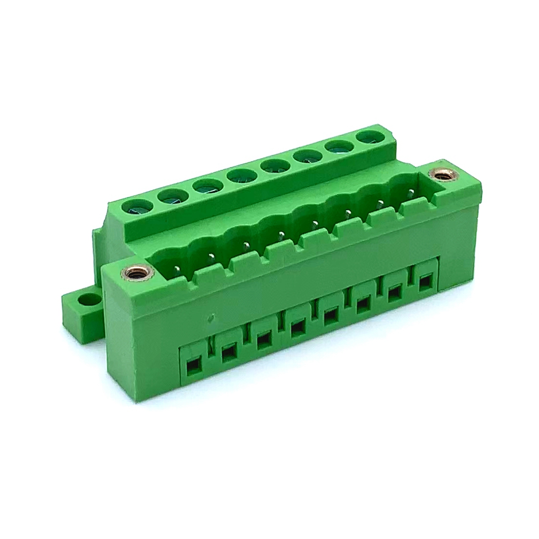 5.08mm Pitch Panel Mount Terminal Block Header with Screw Lock