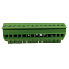 3.81mm Pitch Green,Black 2~16 Way Horizontal Wire Entry Screw Clamp Pluggable Terminal Blocks 